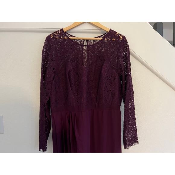NWT City Chic Elegant Lace Midi Dress Womens Sz 18 Mulberry Whimsigoth Romantic - Picture 9 of 16